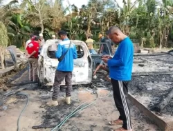 Api Lalap 1 Unit Rumah di Ulundoro Kolaka Timur, Bantuan Disalurkan