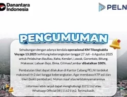 PT Pelni Hentikan Pelayaran KM Tilongkabila hingga Agustus 2025 Mendatang