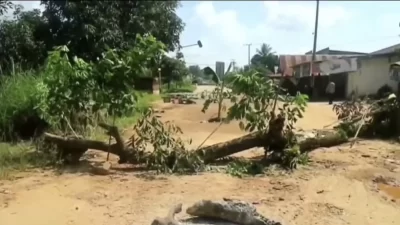 Protes Jalan Rusak, Warga Blokade Poros Lambuya-Motaha