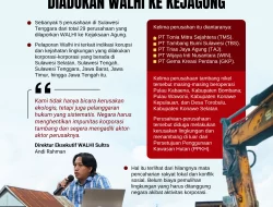 5 Perusahaan Tambang di Sultra Diadukan WALHI ke Kejagung