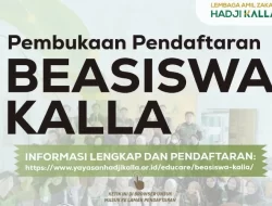Beasiswa Kalla 2025 Hadir di Sultra, Bantuan UKT hingga Rp7,5 Juta