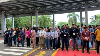 Simulasi Pengamanan-Pendampingan Tamu VIP dan VVIP Jelang Rakornas PHD Digelar
