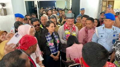 Antusiasme KMIM Sambut Hendrik Lewerissa dan Sherly Tjoanda di Sultra Jelang Rakornas PHD