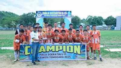 Tekuk Tiger Sultra, Red Land Kampiun Piala Soeratin U-15 Sulawesi Tenggara 2025