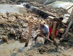 Kejari Didesak Usut Robohnya Bendungan Irigasi di Desa Raurau Bombana