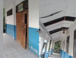 SMPN 2 Amonggedo Konawe Rusak, Plafon Nyaris Ambruk hingga Pintu Copot