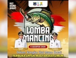 Pemkab Muna Barat Gelar Lomba Mancing di Perairan Tiworo Utara