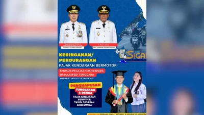 Pemprov Sultra Putihkan Pajak Kendaraan Hingga April 2026, Cek Syaratnya