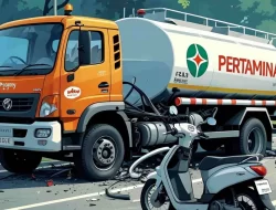 Pria di Konawe Tewas Terlindas Truk Tangki BBM