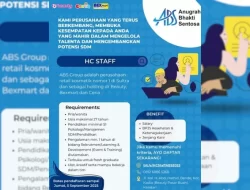 Lowongan Kerja Posisi HC Staff di ABS Group, Berikut Kualifikasi dan Cara Daftarnya