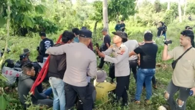 Konflik Lahan di Tawamelewe Konawe Memanas, Motor Dibakar-25 Orang Diamankan