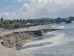 Abrasi di Laimeo Konawe Utara Kikis Tepi Pantai hingga 20 Meter