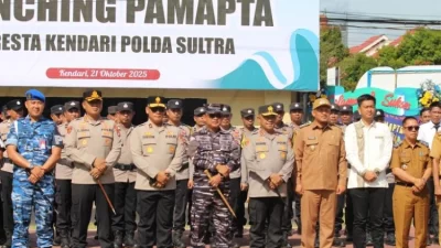 Kapolda Sultra Luncurkan Pamapta, Penguatan Lini Terdepan Pelayanan Polri