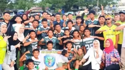 Taklukkan Koltim Lewat Drama Adu Penalti, Tim Sepak Bola POPDA Konsel Raih Emas