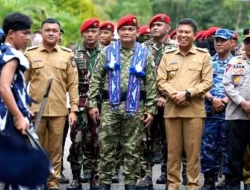 Tarian Mondotambe Sambut Kehadiran Grup 5 Kopassus di Konawe Selatan