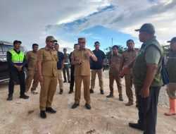 Afirudin dan Rahman Tinjau Pembangunan KNMP di Desa Malalanda Buton Utara