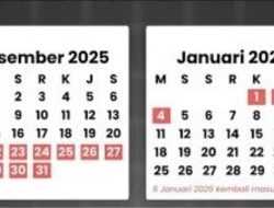 Jadwal Libur Nataru 2025, Catat Tanggalnya