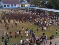 TNI Vs Brimob Bentrok Usai Pertandingan Sepakbola di Buton Selatan