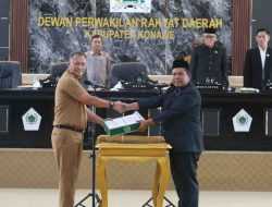 DPRD Gelar Paripurna LKPJ Pemkab Konawe Tahun 2025