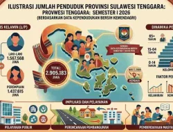 Penduduk Sultra Tembus 2.905.183 Jiwa per Juni 2026